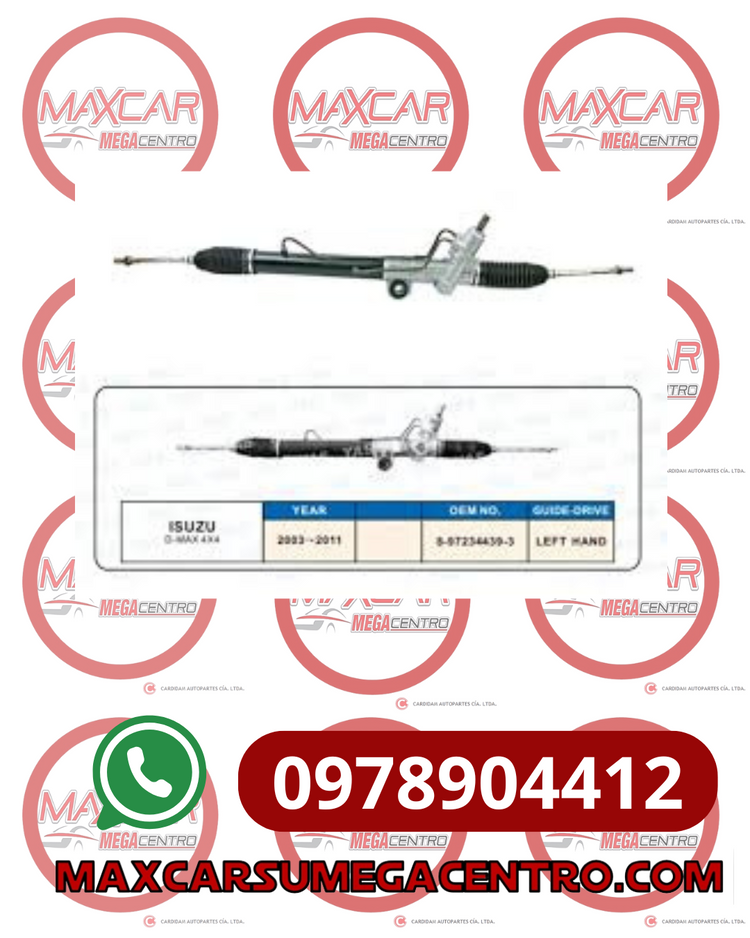 CRE.8972344393 CREMALLERA STRONG DMAX 3.0 4X4 UN SOLO CUERPO 1630DX01 041556