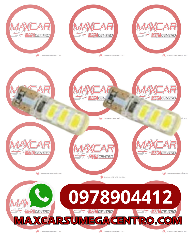 FAR.T10 FOCO LED 6 LEDS 2835 SMD FLASH 12V BLUE AZUL