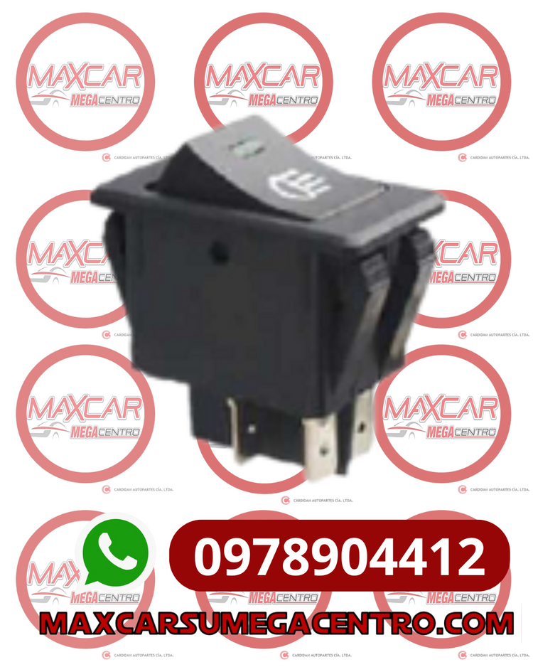 SW.SW010 SWITCH STARK 4 TERM. ON-OFF CON LUZ (34.2X20.2MM) 35A-12V