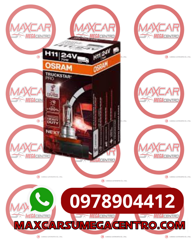 FAR.H11 HALOGENO OSRAM 24v 70w PGJ19-2 truckstar