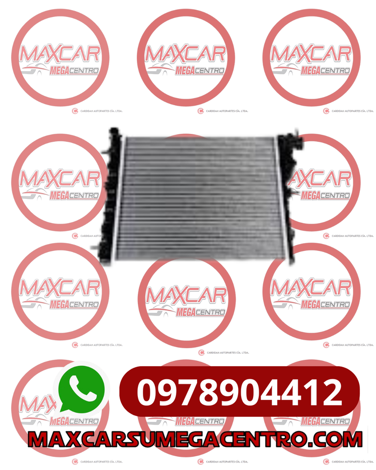 RAD.43019 RADIADOR POLAR LOGAN 1.6 06-15 TOMAS CRUZADAS S/AC T/M 16MM