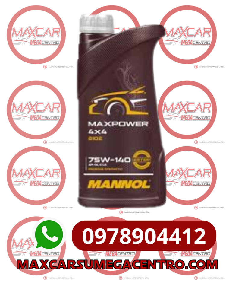 L.75W140 MANNOL 1/4 MAXPOWER GL5 LS (DESLIZAMIENTO LIMITADO) 8102