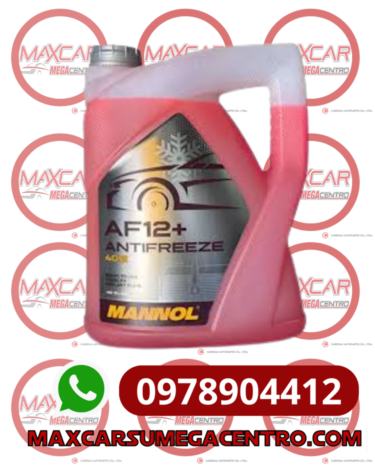 REF.MR MANNOL GALON REFRIGERANTE ROJO VIDA UTIL 5A AF12+ 5LT