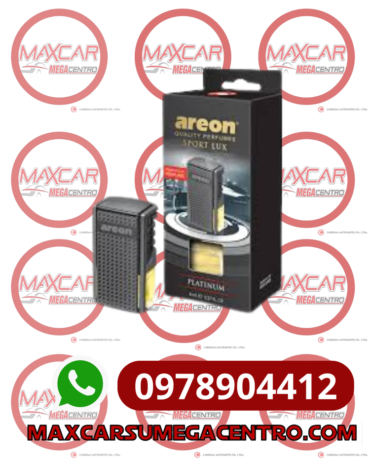 AMB.ACP03 AREON CAR PLATINUM 8ML CAR GOLD SILVER PLATINUM