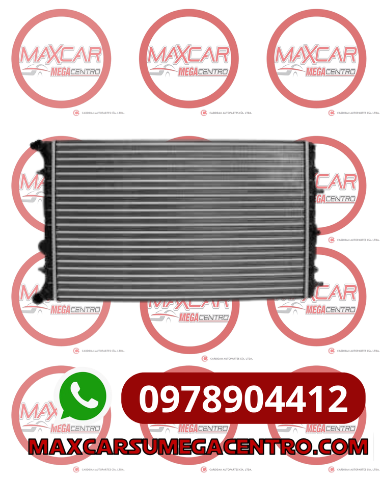RAD.5Z0121253D RADIADOR POLAR 41086 VW GOL 1.6 09-12 POLO 1.6 03-08 FOX C/A/C 26MM