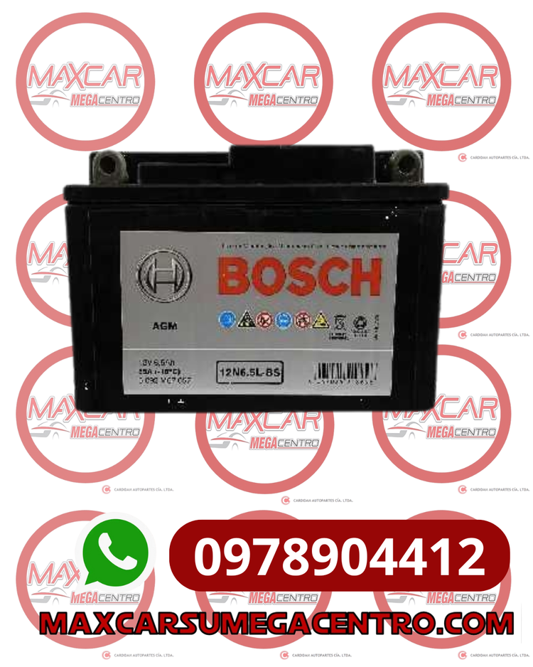 BAT.12BB6.5LB BOSCH BATERIA MOTO AGM