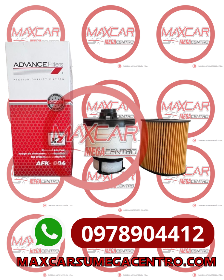 F.AFK004 FILTRO COMBUSTIBLE ADVANCE HINO SERIE 300 2022 DUTRO CITY 514 DUTRO 616 DUTRO 716 DUTRO 816 (AFE068+AFE069)