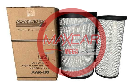 FILTRO AIRE ADVANCE AAK133 FAW JH6 4250 11596 CC HP460 (AA26433-AA26434) - FAAK133