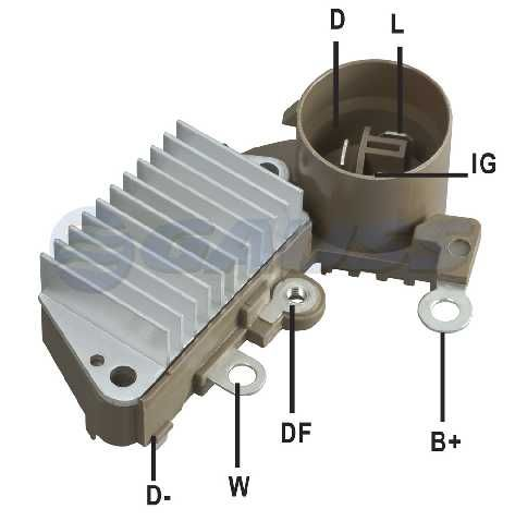 REG.GA818 REGULADOR ALTERNADOR GAUSS FORZA II SWIFT 12V  (IJ-INO253)