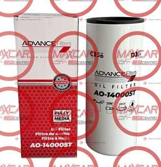 F.AO14000ST FILTRO ACEITE ADVANCE CUMMINS MODERNO (LF14000NN MEDIO FILTRANTE 100% SINTETICO)