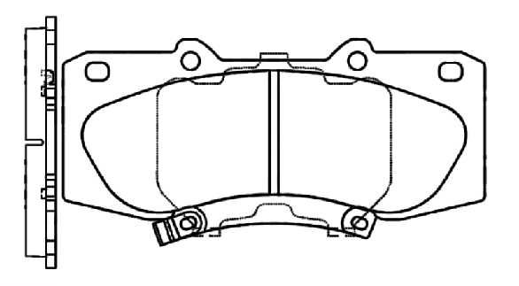 PASTILLA FRENO DAICHI D1567 HILUX VIGO 2.5 DIESEL 05-15 4X2 4X4 DEL ,- PDCC1567