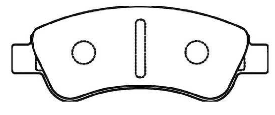 PASTILLA FRENO DAICHI D1213-8333 CITROEN CELYSEE 1.6 14-23 TAXI C4 1.6 05-18 XSARA 1.6 97-06 JMC VIGUS 2.4 4X2 4X4 19-23 (TRAS) DEL - PDC1213