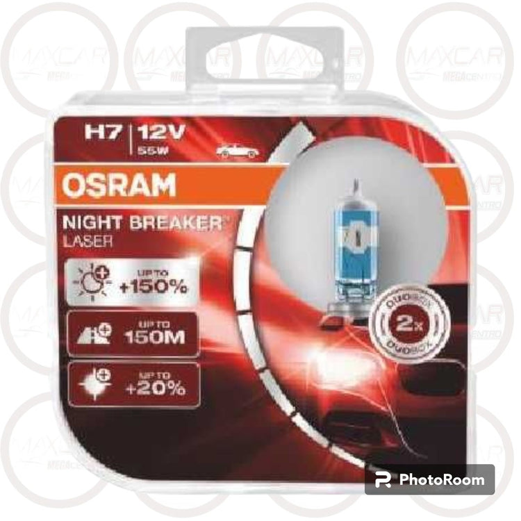 HALOGENO H7 OSRAM 64210NLX2 Night Breaker Laser NextGe (PAR) - HO64210NLX2