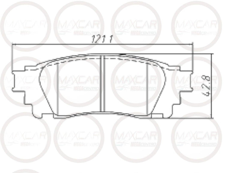 PASTILLA FRENO YESQ D1805TT TOY CHR 22- RAV4 22- - PYQD1805TT