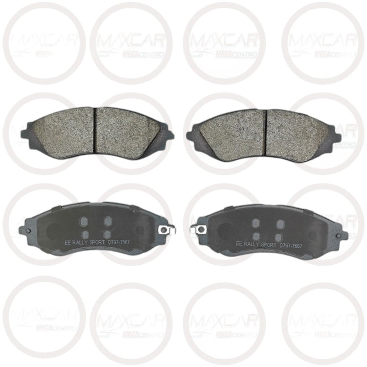 PASTILLA FRENO DAICHI D1573 MZ 2.2 2.5 2.6/BT50 4X2 08-17 (COLOMBIANA CON CACHO) DEL - PDC1573