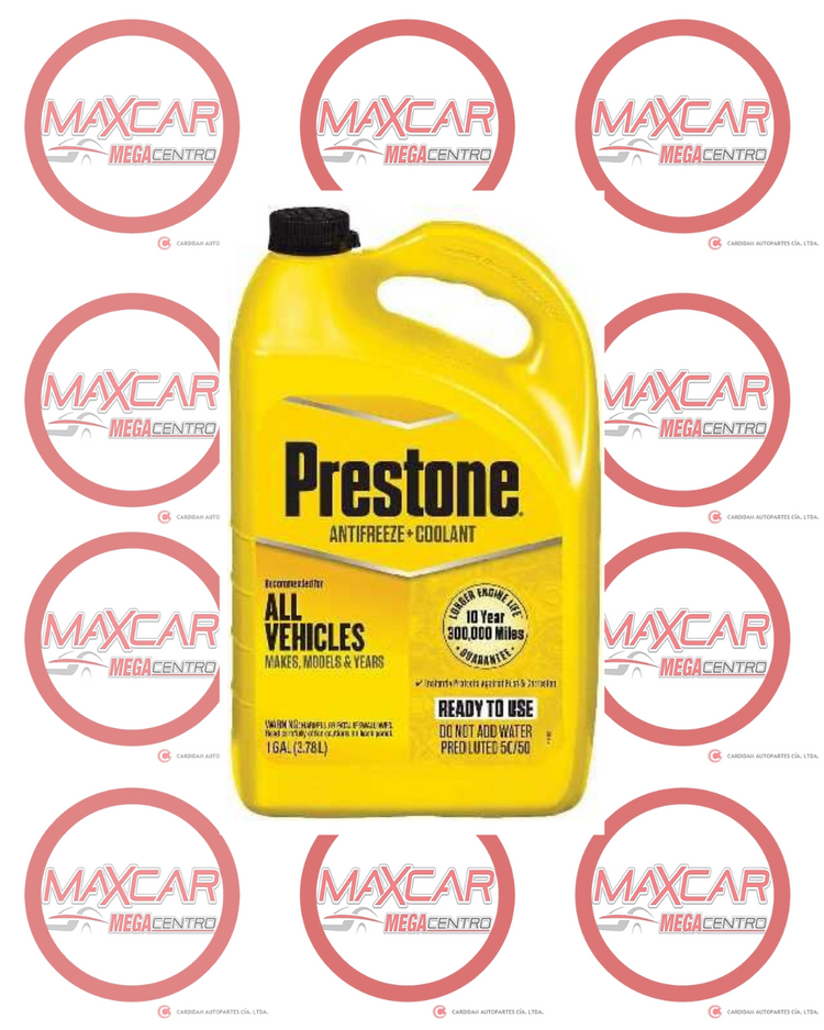 PRESTONE REFRIGERANTE GALON AF2100 Anticongelante 50/50 AMBAR fosforescente - RAF2100