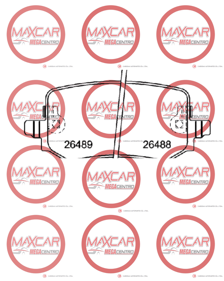 PF.1082447 PASTILLA FRENO POS DURAKO 58302SD PFR015 TUCSON NX4 23-