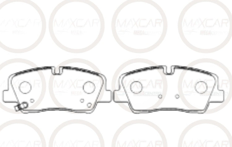 PASTILLA FRENO POS DAICHI D2151-9393 H1 TQ /19 H350 2.5 DRDI 21-23 (MD22370) - PDC2151