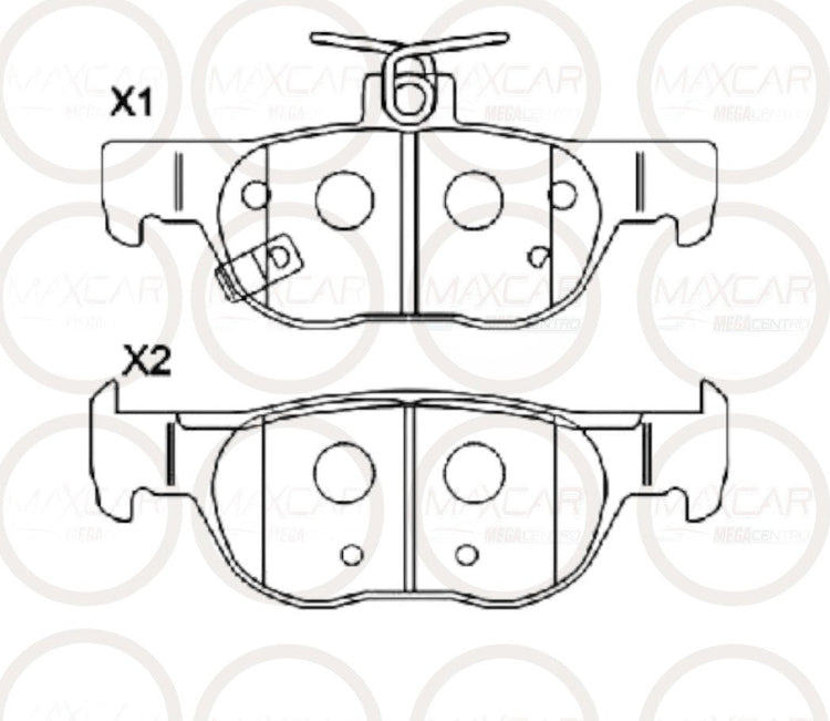 PASTILLA FRENO POS DAICHI 9459-D2219 MAZDA CX30 19-24 - PDC2219