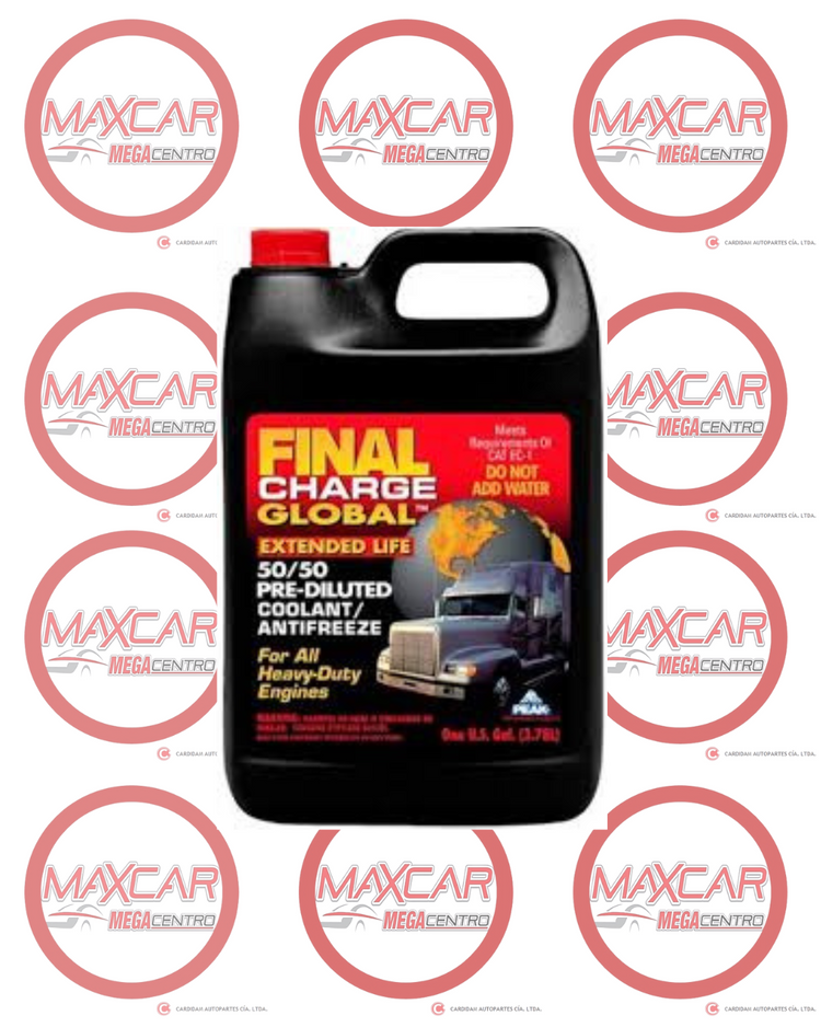 PEAK REFRIGERANTE GALON FINAL CHARGE GLOBAL FXAB53 COOLANT 50% -RPEAKF53
