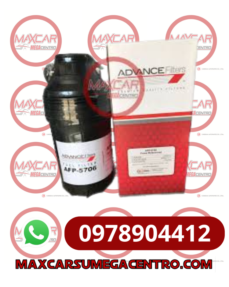 F.AFP5706 FILTRO COMBUSTIBLE ADVANCE AFP5706 JAC HFC 3.8 TON/FOTON AUMARK 5.5 TON