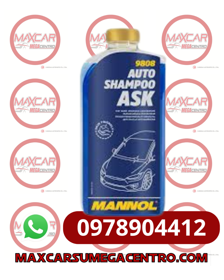 AD.MN9808 MANNOL SHAMPOO CON CERA ASK LITRO