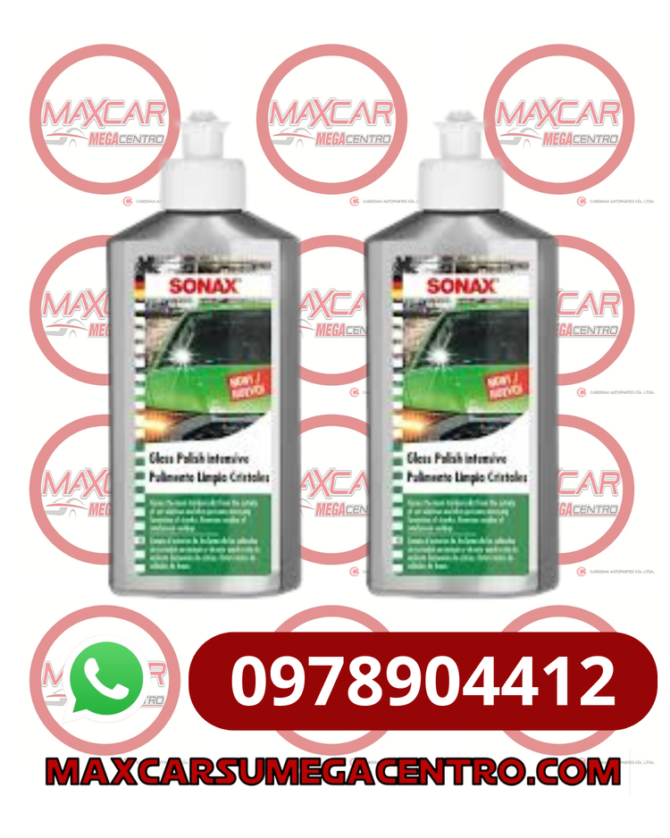 LIM.S337100 SONAX GLASS POLISH INTENSIVE 250 ML (LLUVIA ACIDA)