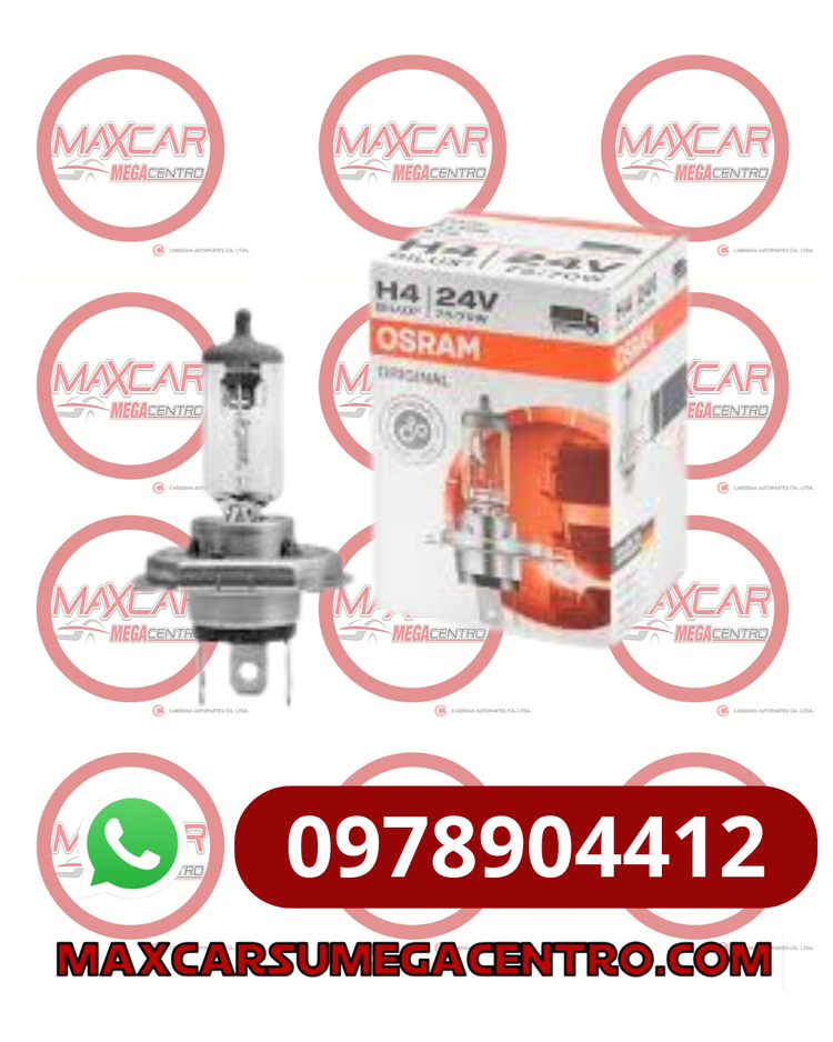 FAR.H4 HALOGENO OSRAM H4 24V 75/70W PT43 64196