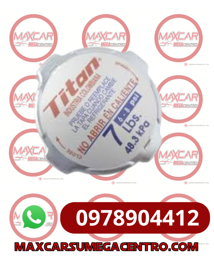 TAP.TR28 TAPA RADIADOR TITAN 7LBS