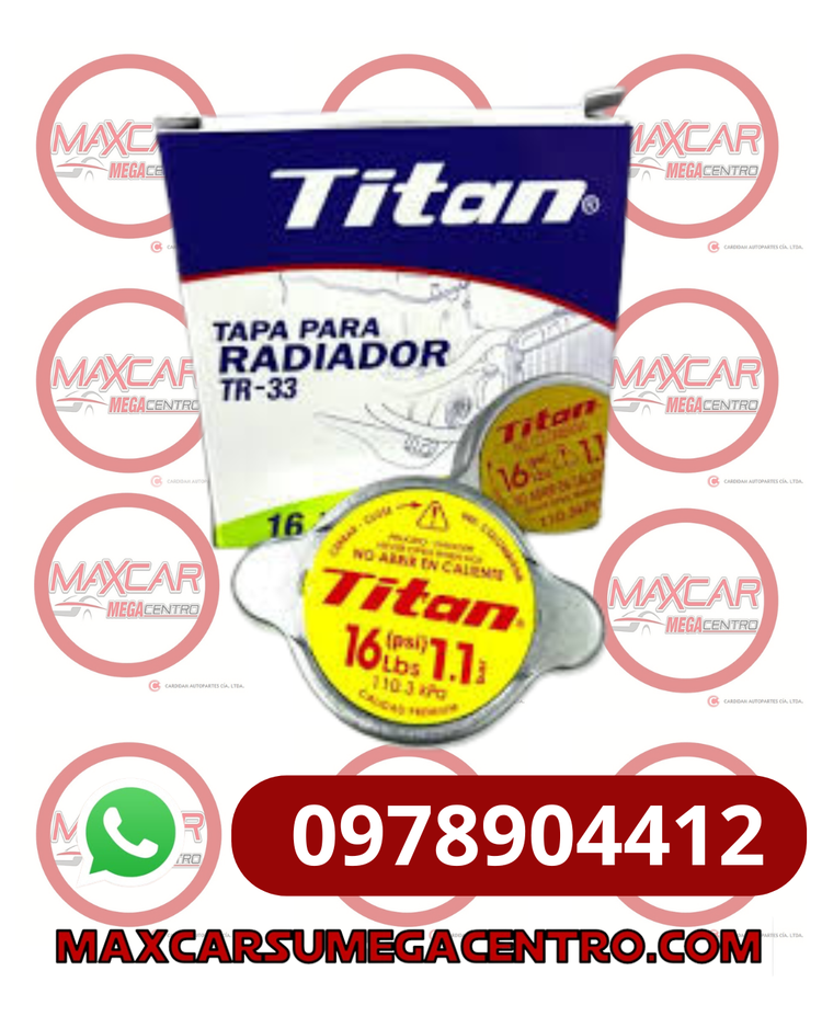 TAP.TR33 TAPA RADIADOR TITAN 1.1B 16LBS