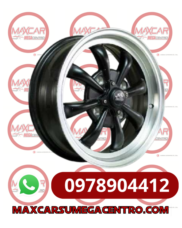 ARO.SL1651 ARO AMERICAN 15X5.5 4X130 SATIN BLACK LIP POLISH ET35 SL1651