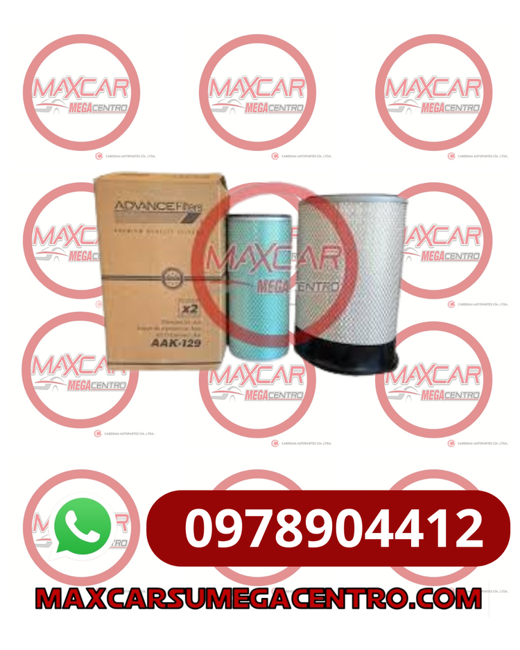 F.AAK129 FILTRO AIRE ADVANCE JAC HFC4253 15-17 HFC4254 HFC4255 15- YUTONG B5 (AA25812+AA25813)