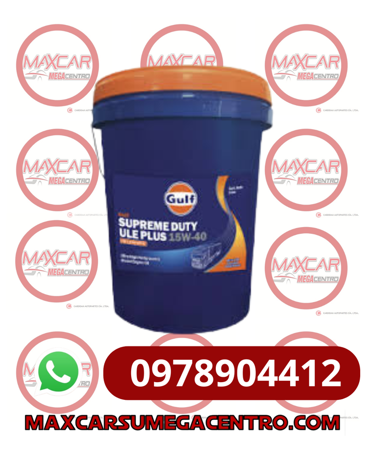 L.15W40 GULF SUPREME DUTY ULE CANECA 5GALONES PLUS CK4