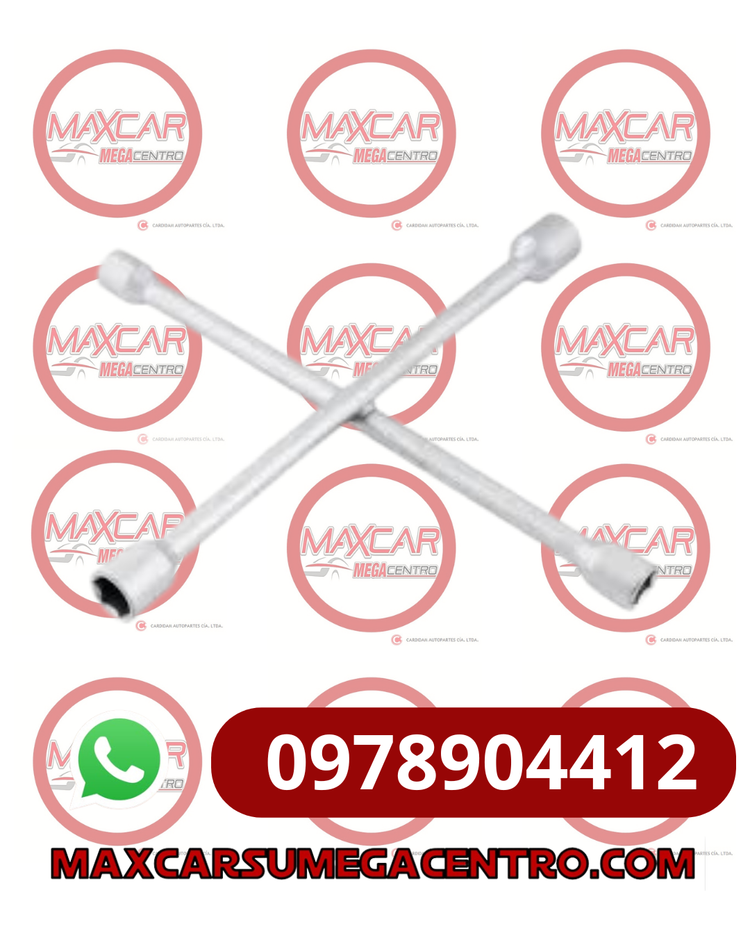LL.CRZ LLAVE RUEDA CRUZ STEELTOLLS 17x19x21x23 2159