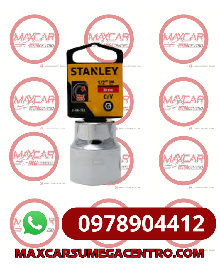 H.9788752 DADO STANLEY 1/2 30MM 6LADOS (488802)