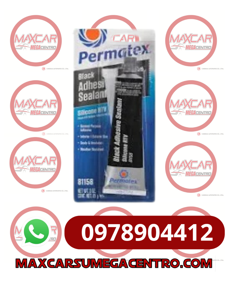 PEG.NEG PERMATEX SILICON RTV NEGRO 3 ONZ