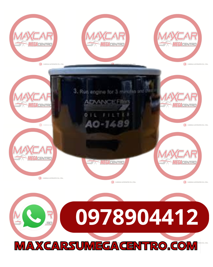 F.AO1489 FILTRO ACEITE ADVANCE CHANGAN CS55 1.5 CS75 1.8