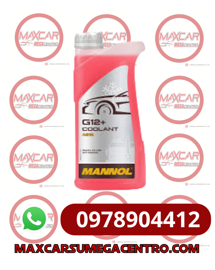 REF.RJ MANNOL REFRIGERANTE 1/4 ROJO 70/30 G12+ 5LT 4212