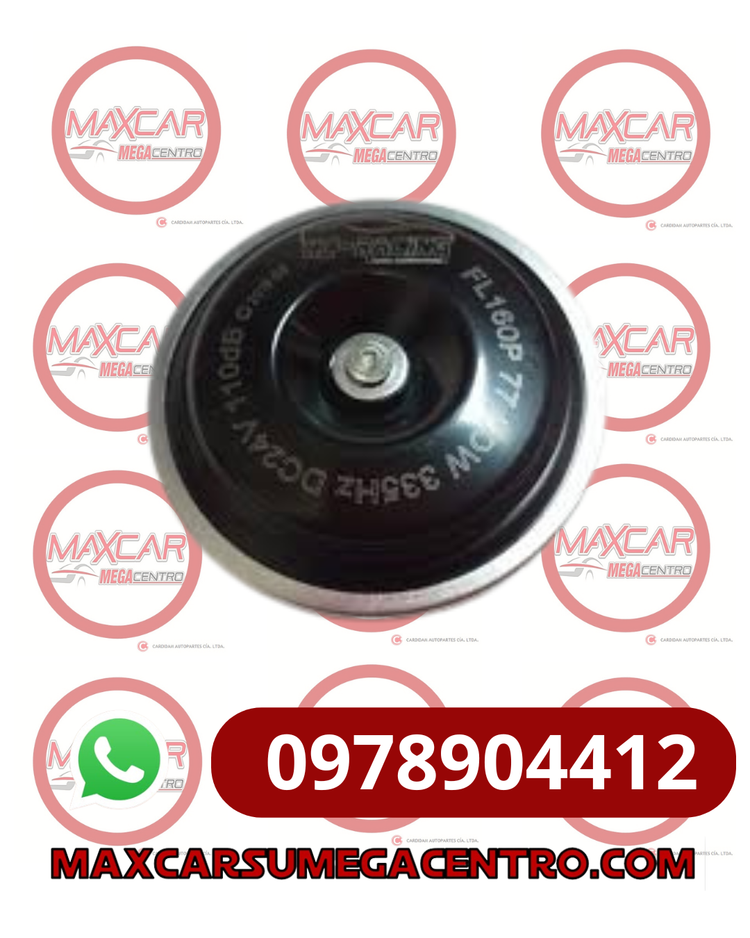 PIT.24V PITO DISCO ALUMINIUM WIRE 24V 90MM NEGRO