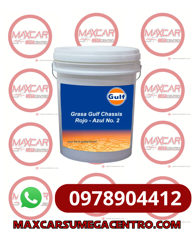 GRA.AZ GULF TANQUE 181KG CHASSIS NLGI2 AZUL