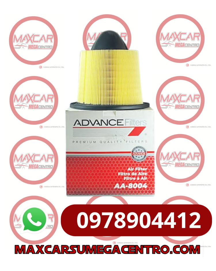 FILTRO AIRE ADVANCE AA8004 FORD EXPEDITION ECONOLINE CON BOLA (MK-8004) - FMK8004