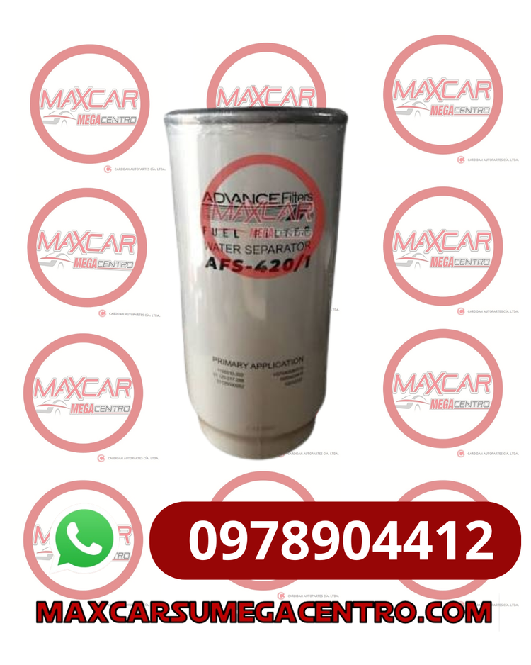 F.AFS420 FILTRO COMBUSTIBLE ADVANCE AFS420/1B JAC 1431 DAF CF85 LF55,SINOTRUK V2 371, V3 290, T-A7336, T-A7 AUMAN BJ4259 PL420