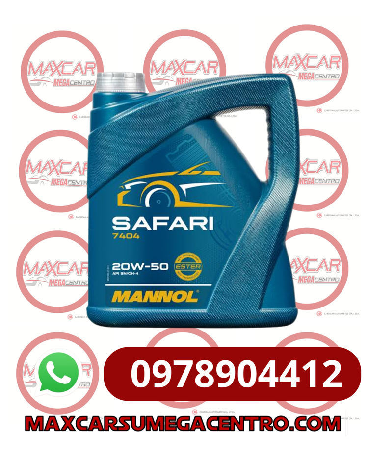 L.20W50 MANNOL SAFARI GALON 4LT (012MN7404-4A)