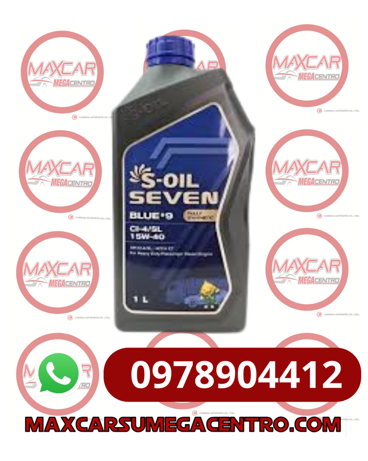 L.15W40 S-OIL 7 BLUE 9 1/4 CI4/SL FULL SYNTHETIC