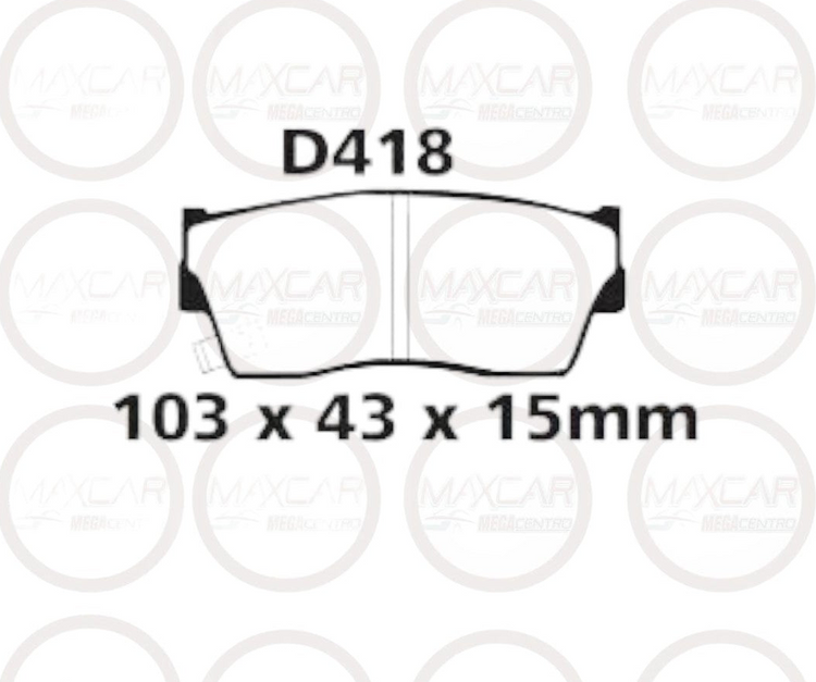 PASTILLA FRNEO DLB FRISSON D418 VITARA 3P - PFD418