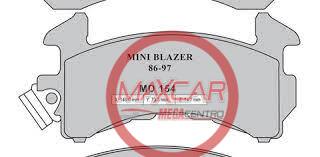 PASTILLA FRENO HIGH POWER D154 MINI BLAZER-PCD154