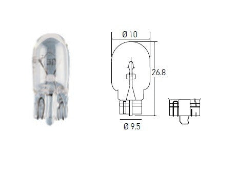 FAR.T10 FOCO UÑA 12V 158