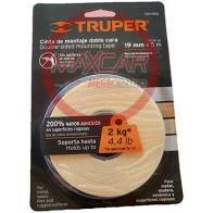 CINTA DOBLE FAZ ESPUMA TRUPER 7506240657484 5MTSX19MM - CDF642344