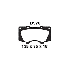 PASTILLA FRENO GENUINE 044650K370 HILUX VIGO DIESEL 4X4 (D976) - PO0K370