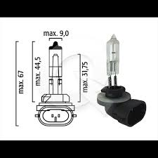 H12V881- HALOGENO 881/811 12V 27W WPGJ13"AULITE"